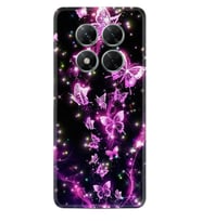 Xiaomi Poco X7 Kılıf Boutique Baskılı Resimli Pembe Neon Kelebekler Pcode -100