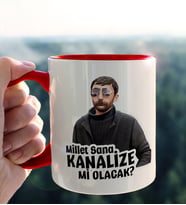 Bana Anlat Gebeş Kaplumbağa Millet Sana Kanalize Mi Olacak Baskılı KUPA