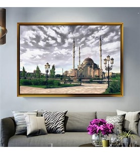 Altın Çerçeveli dekoratif tablo l1516 (Gold)