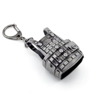Çelik Yelek Savaş Siyah Renkli Metal Anahtarlık KC021