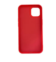 iPhone 13 Pro Max ile Uyumlu Cappy Silikon Kılıf Kırmızı