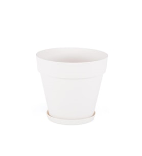Omnipazar SO-YS06 Yalı Saksı Tabaklı 23 lt No 6 Beyaz (15001)