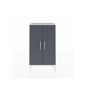 Arges Komodin 2 Raflı 2 Kapaklı 60x30x106 Aytaşı-Antrasit