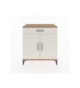 Hyperion Şifonyer 2 Raflı Tek Çekmeceli 2 Kapaklı 88x44x96 Çam-Aytaşı