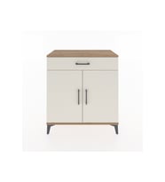 Hyperion Şifonyer 2 Raflı Tek Çekmeceli 2 Kapaklı 88x44x96 Çam-Aytaşı