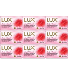 Lux Sabun 80GR Soft Touch (Yumuşak Dokunuş) (9 Lu Set)