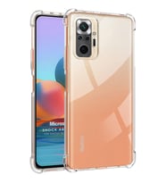 Microsonic Xiaomi Redmi Note 10 Pro Max Kılıf Shock Absorbing Şeffaf (Renksiz)
