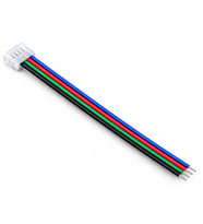 10 Adet RGB Şerit Led Bağlantı Dişi Soketli Kablo 4 Pin