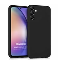 Microsonic Matte Silicone Samsung Galaxy A54 Kılıf Siyah (Siyah)