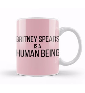 Britney Spears İs A Guman Bing Kupa Bardak Porselen
