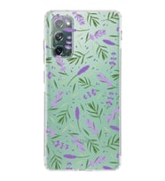 PrintiFy Samsung Galaxy S20 FE ile Uyumlu Water Color 3  Kamera Korumalı Şeffaf  Kılıf