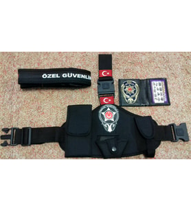 ÖZEL GÜVENLİK TESİSAT BACAK KILIFI,(+),ÖZEL GÜVENLİK ROZETLİ CÜZDANI,(+),ÖZEL GÜVENLİK PALASKASI (3-AD) URUN,SATIN-AL,SIVILE SATILMAZ.
