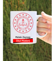 okul müdürü özel tasarım kupa bardak