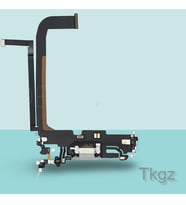 Apple İphone 13 PRO MAX Full Şarj Soketi Filmi FLEX (GÜMÜŞ)