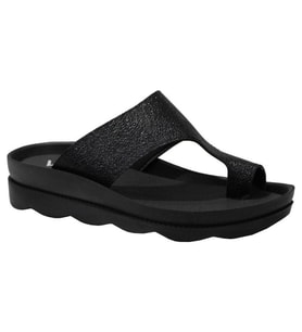 VOGA 1742 COMFORT CASUAL ANATOMİK BAYAN TERLİK  (Siyah)