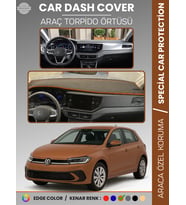 VOLKSWAGEN POLO (2022+) Torpido Örtüsü Ön Göğüs Koruma Torpido Koruma Tam Uyum Kaymaz Özel Kesim