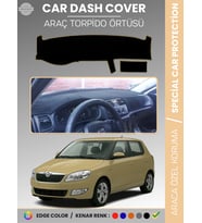 SKODA FABİA (2007-2014) Torpido Örtüsü Ön Göğüs Halı Torpido Koruma Birebir Uyum Kaymaz UV Koruma