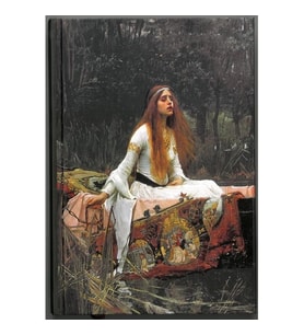 DEFFTER ART OF WORD/ THE LADY OF SHALOTT (J.WILLIAM WATERHOUSE) 14X20 SERT KAPAK ÇİZGİLİ DEFTER 96 Y