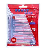 Pandora Shaky Worm 5cm 10 Adet LRF Silikonu Pink