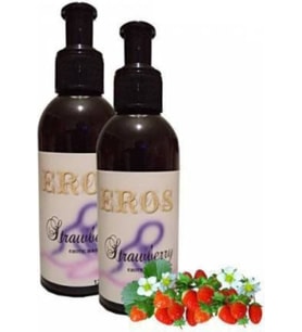 Eros Çilek Kokulu Masaj Yağı 2 Adet 120 Ml
