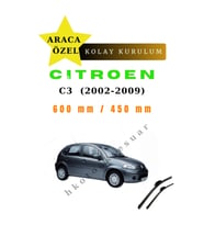 Citroen C3 (2002-2009) Araca Özel Silecek Ön İki