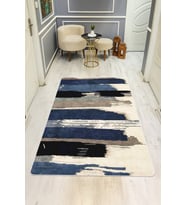Modern Desenli Dijital Baskı Kaymaz Taban Halı H0942