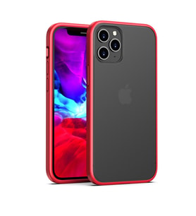 BİKAPAK ELİT ENIGMA IPHONE 12 PRO MAX KAPAK (Koyu Kırmızı)