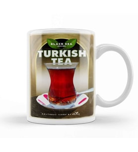 Türk Çayı Kupa Bardak Porselen