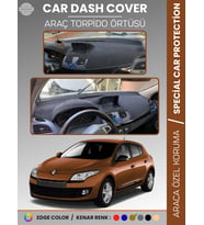 RENAULT MEGANE 3 NAVİGASYONLU BUYUK EKRANLI (2008-2015) Torpido Örtüsü Ön Göğüs Torpido Koruma