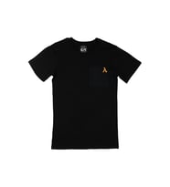 Half Life Cep Logolu Cep Logo Tasarımlı Siyah Tişört