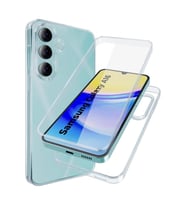 Samsung Galaxy A16 Kılıf Şeffaf 360 Ön Arka Korumalı Silikon