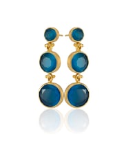 Kadir Jewellery 22 Ayar Altın Kaplama Vintage Küpe -El İşçiliği Ve Hipoalerjenik Küpe