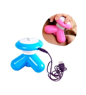 3 Başlıklı Titreşimli USB Şarjlı Mini El Masaj Aleti (5343)