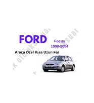 Ford Focus 1998-2004 Kısa Uzun Far h4