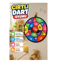 Çocuklar İçin Cırtlı Toplu Güvenli Dart Oyunu Hedef Tahtası Eğlence Seti
