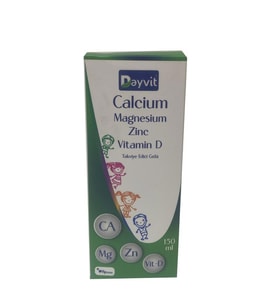 Dayvit Calcium Magnesium Zinc Vitamin D Sıvı 150ml
