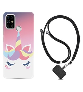 Casper E30 F20 X20 Kılıf Boyun Askılı Silikon Sweety Unicorn 1737