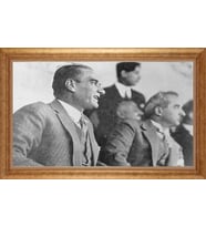 EV İŞYERİ OFİS İÇİN ALTIN ÇERÇEVELİ PASPARTULU TABLO S479