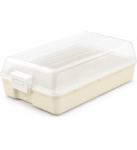 Lexroo Şeffaf Kapaklı Buzdolabı Düzenleyici Kutu 32x18 cm Plastik Gıda Organizeri