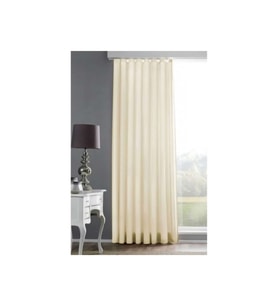 Bella Home Saten Güneşlik Perde (300x200)-Krem