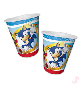 Sonic Kirpi, Karton Bardak - 8 Adet