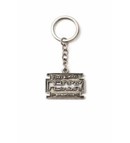 Retro Yazı Detaylı Metal Figür Anahtarlık