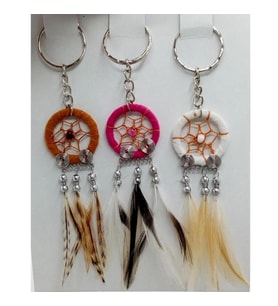 Dream Catcher Düş Kapanı Üç Renk Anahtarlık Hediye Paketi (Karışık)