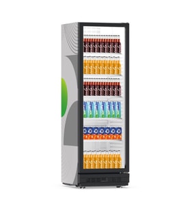 Green Cooler 375 EWOC Wine (Ahşap Raf) Dikey Tip Şişe Soğutucu, Tek Kapılı