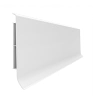 Linela Suya Dayanıklı Pvc Süpürgelik 8 cm - Beyaz - LNL401