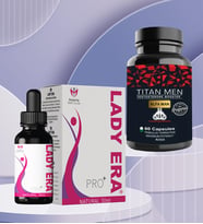 Kadın Orgazm İstek Artırıcı Lady Era Damla 30 Ml Ve Erkek İçin İçin Bitkisel Titan Men 60 Kapsül