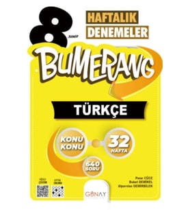 Bumerang 8. Sınıf LGS 32’lik Haftalık Türkçe Denemeleri