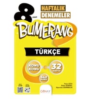Bumerang 8. Sınıf LGS 32’lik Haftalık Türkçe Denemeleri
