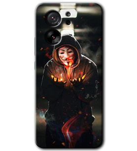 Xiaomi Mi 13T Pro Kılıf HD Desen Baskılı Arka Kapak - V for Fire