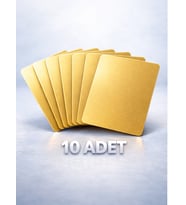 NFC Kart Dijital Kartvizit Ntag215 Gold - 10 adet (Sarı Altın)